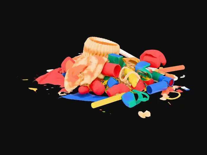 3D model for Küçük Plastik Atık