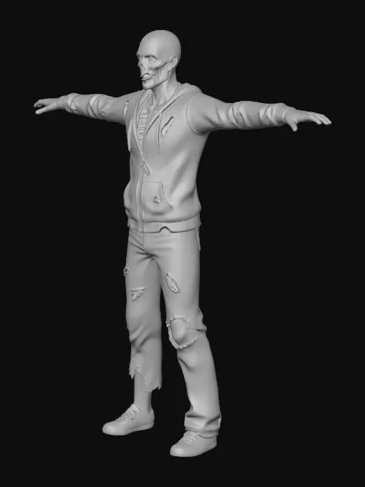 3D model for Undead Wanderer zombie