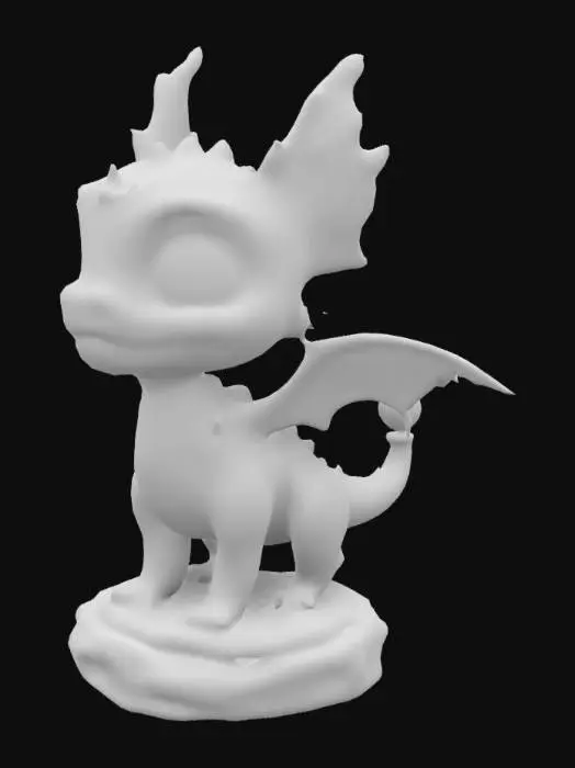3D model for Lumino the Little Dragon