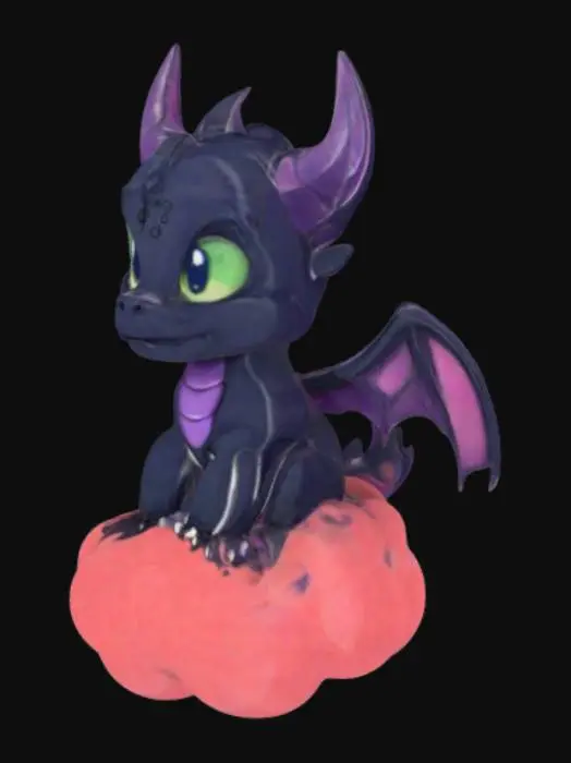 3D model for Lilac Cloud Dragon