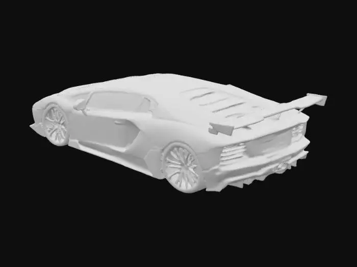 3D model for Je veux que tu me creer une voiture de la marque lamborgini