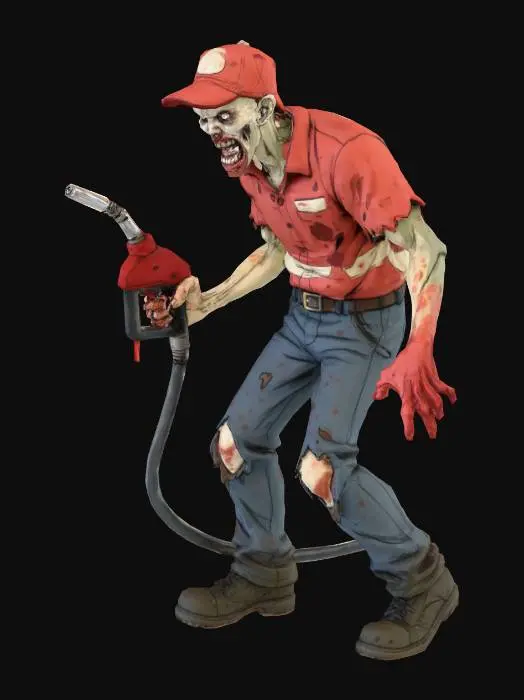 3D model for Gas Station Ghoul