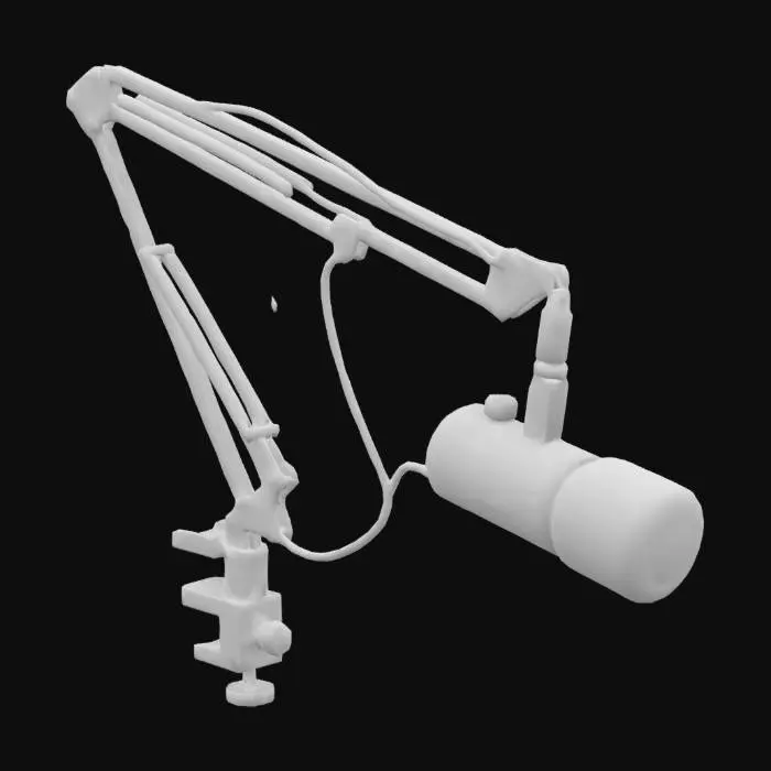 3D model for Podcast Setup