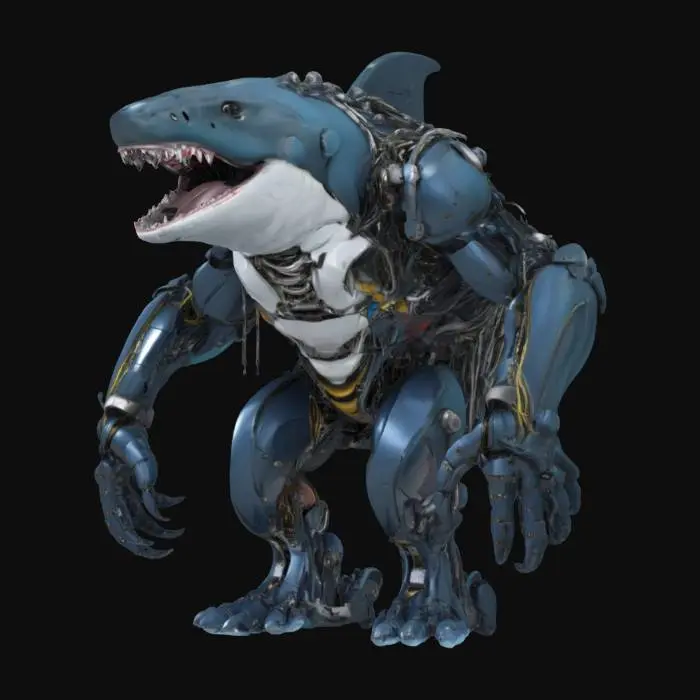 3D model for Cyber Shark Titan
