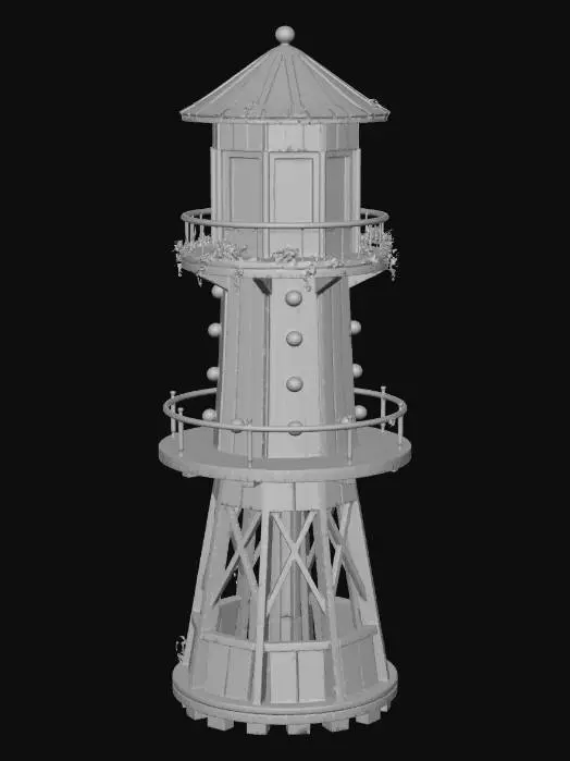 3D model for A "Joint" as a watchtower.