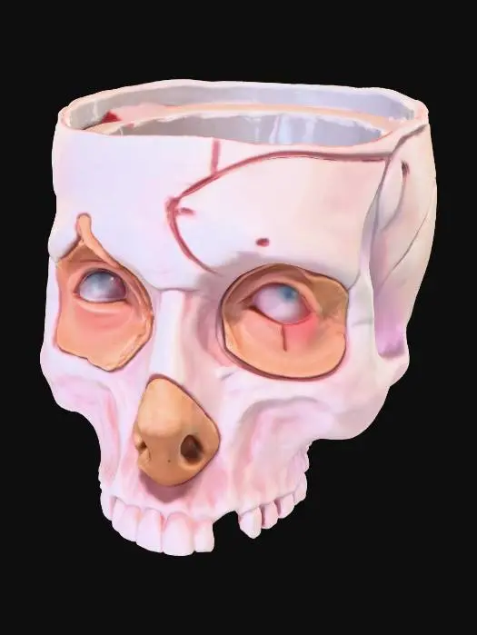 3D model for Skull Popcorn Bucket