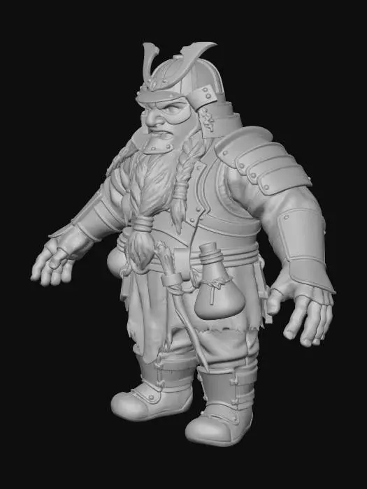 3D model for Samurai