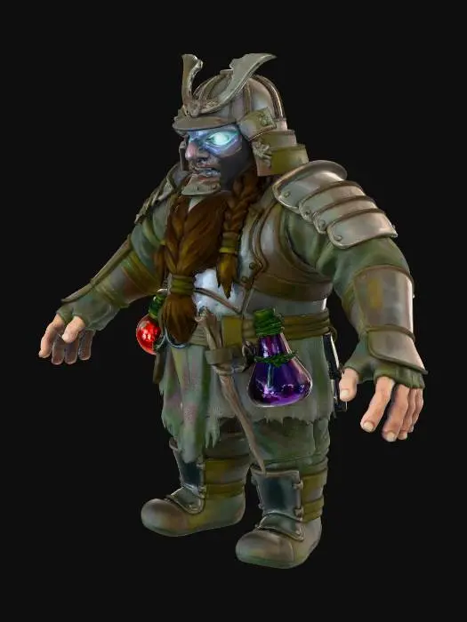 3D model for Samurai