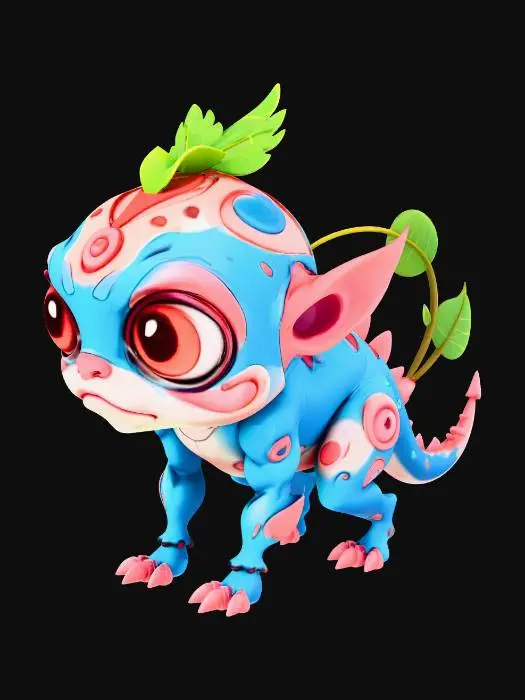 3D model for Leafy Lizardling