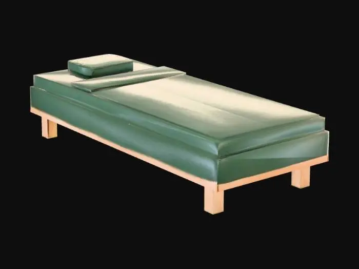 3D model for bed_lowpoly