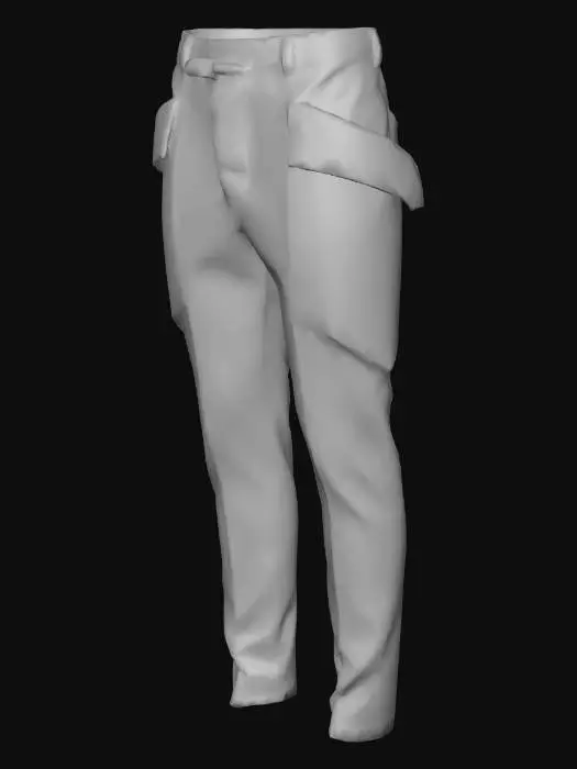 3D model for Chrome Accent Trousers.png