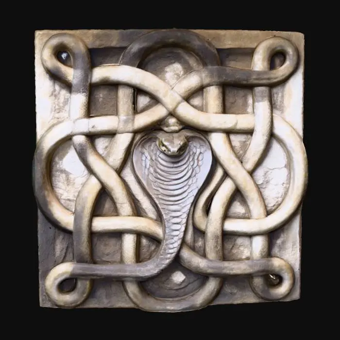 3D model for Serpent Entwined