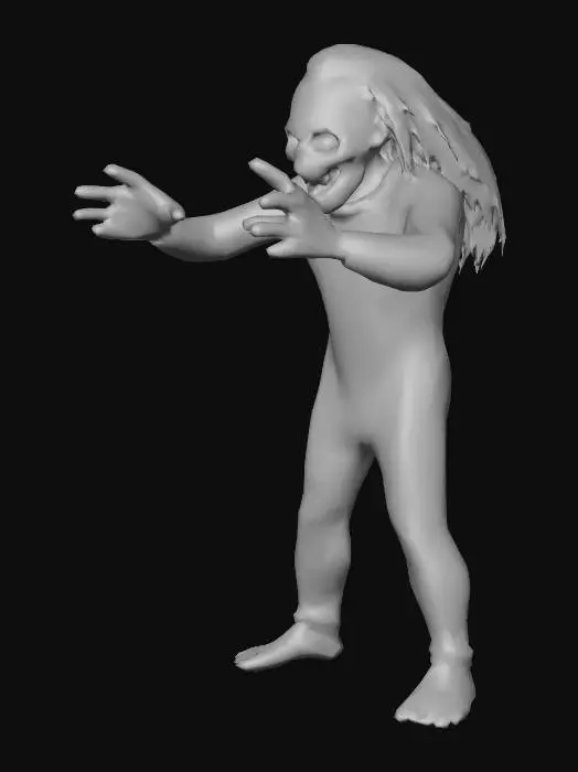 3D model for high quality horror attractive female character in A-pose, ultra fine detail full body, facing forward. similar to Harley Quinn (Hot Model) that covers her her lower portion of her face, the mask replaces her mouth with a anime teeth clenching. Her upper half of her face is very attractive and her eyes are beautiful and perfect with her mascara and eye liner streaked as though it's been smeared. Her cute outfit tightly fit and with rips and tears in it showing through sHe is wearing and dirty black workboots. Arms and legs slightly apart A-frame pose. Neutral background, no shadows, high detail texture, even lighting. Optimized Female Horror Character For Cinematic Film Scenes. Wacky Hair 2 Pigtails on the sides.