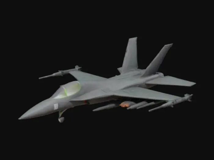 3D model for crea un avion militar futurisata

