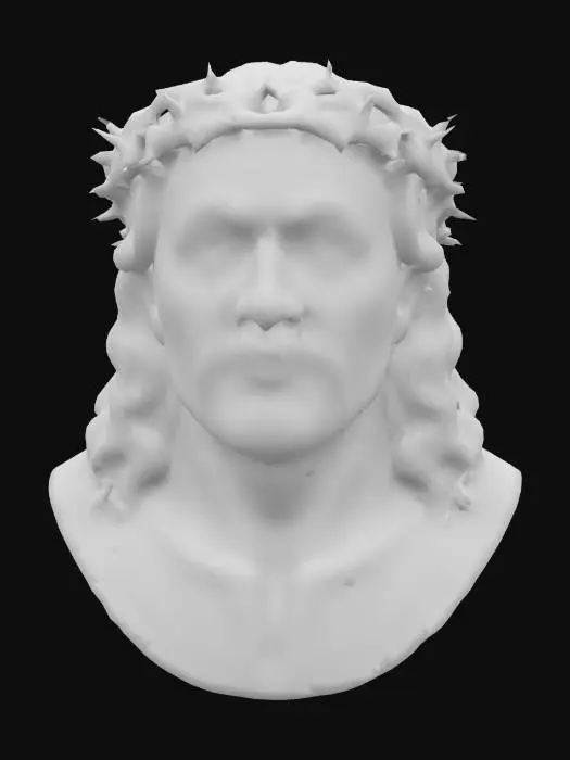 3D model for Crown of Thorns Sculpture