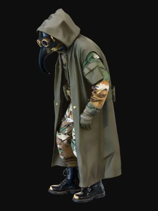 3D model for PlaguePunk Sniper