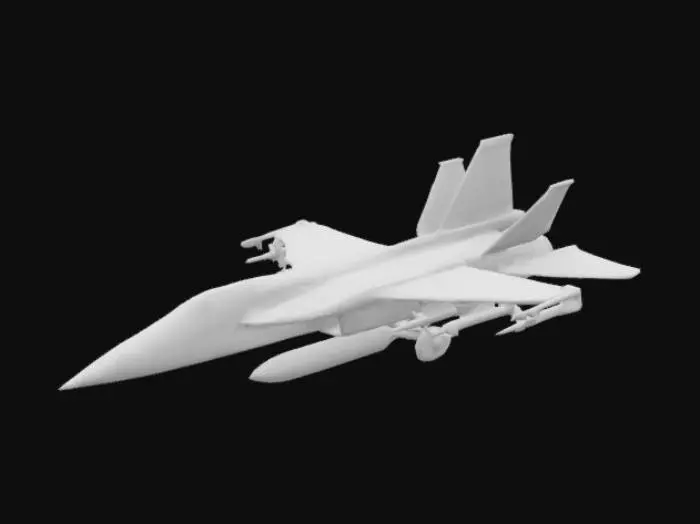 3D model for Jet Over Mountains