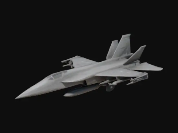 3D model for Jet Over Mountains