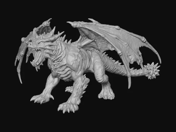 3D model for Undead Eclipse Dragon