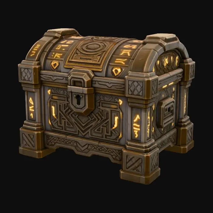3D model for Enchanted Rune Chest