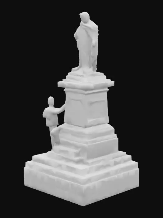 3D model for Statue in the Park