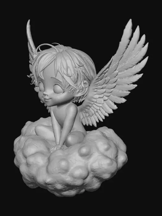 3D model for Dreamy Cloud Angel