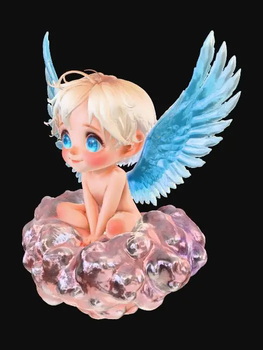 3D model for Dreamy Cloud Angel