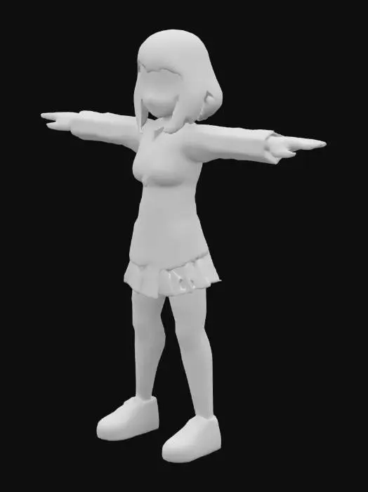 3D model for Character T-Pose