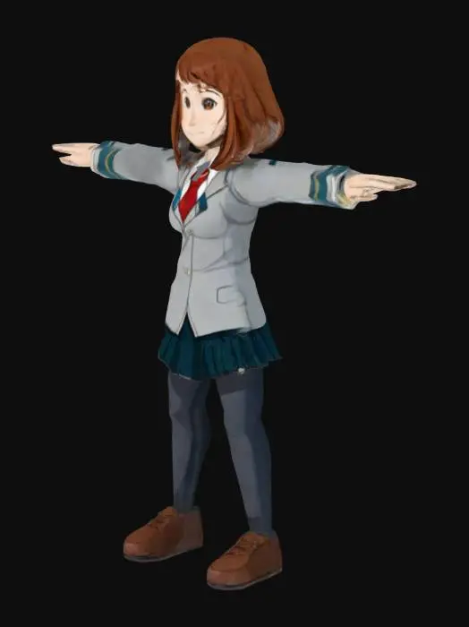 3D model for Character T-Pose