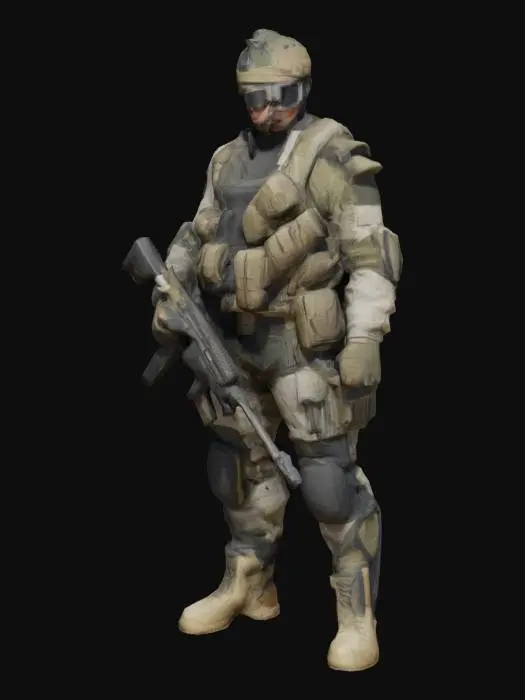 3D model for Soldier 
