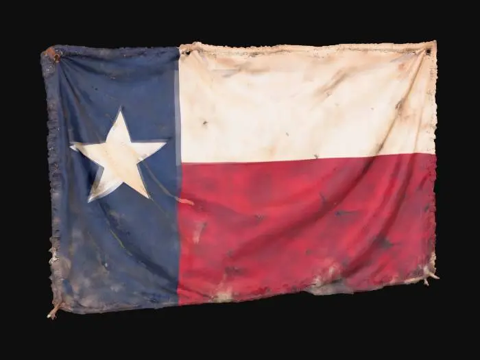 3D model for Texas Flag hanging