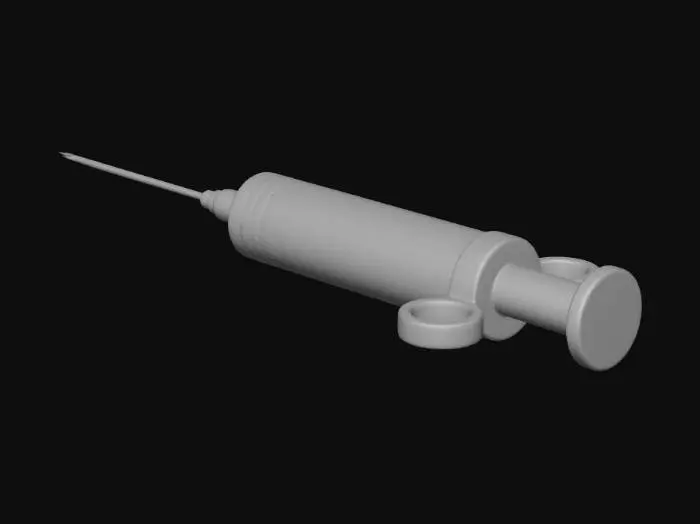 3D model for syringe
