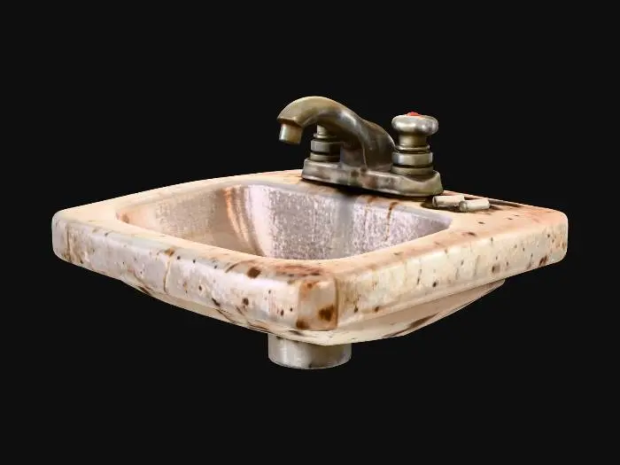 3D model for bathroom sink