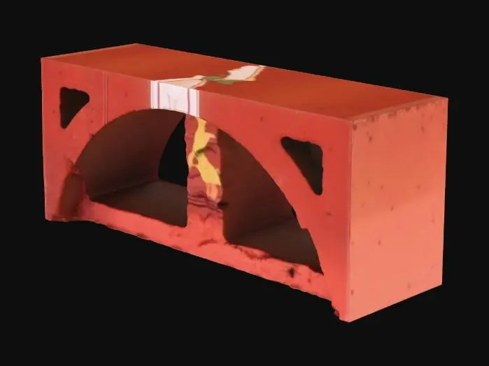 3D model for Brick with Cutouts