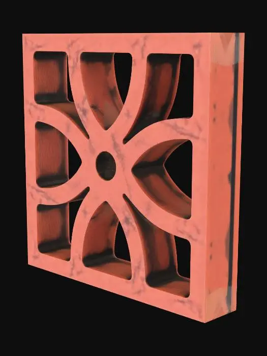 3D model for brick lotus