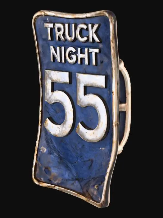 3D model for Truck Night 55 Sign