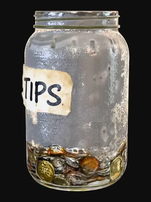 3D model for Tip Jar