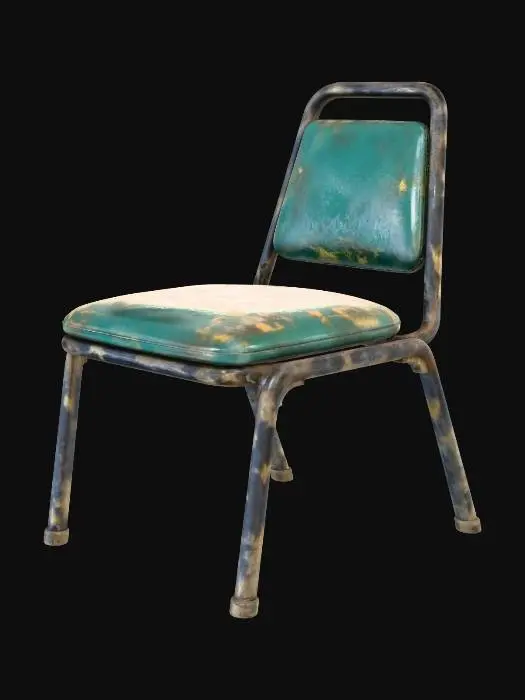 3D model for Vintage Green Chair