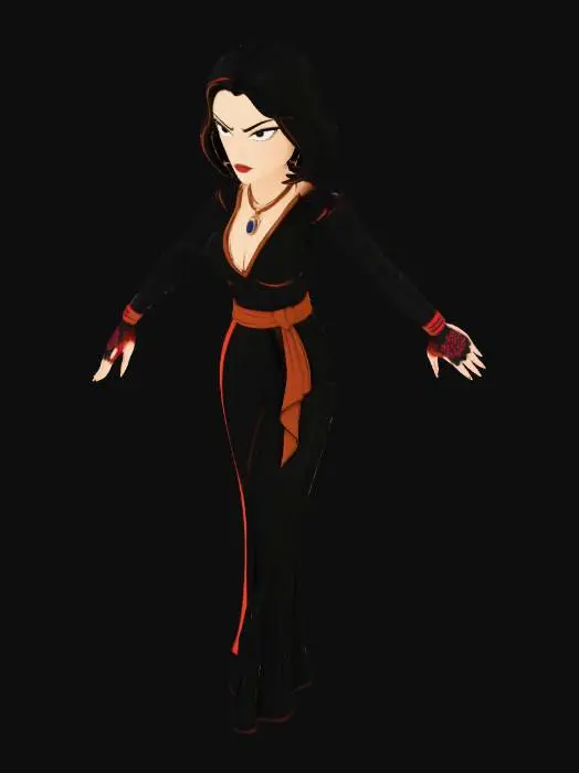 3D model for Lady with a Glass