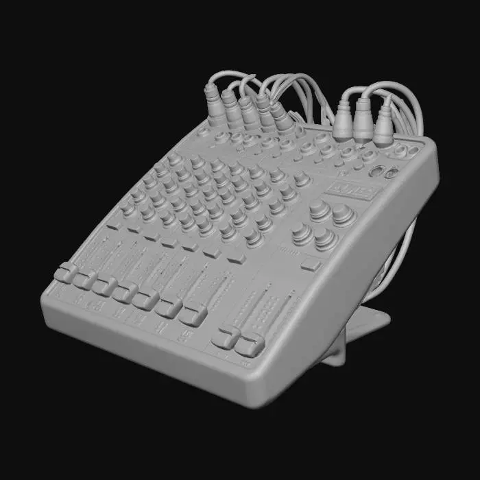 3D model for PA Mixer Board