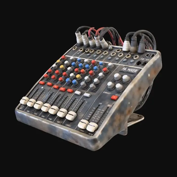 3D model for PA Mixer Board