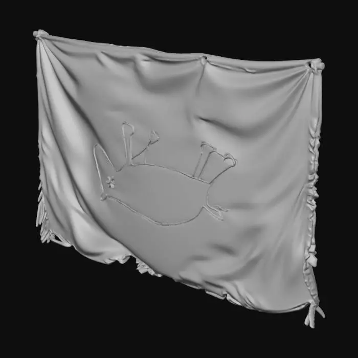3D model for Dead Bird Flag