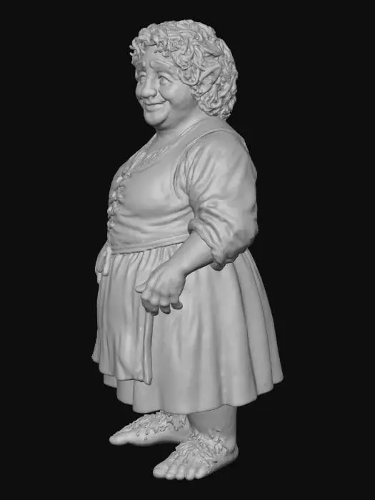 3D model for hobytka hospodská