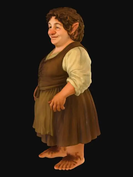 3D model for hobytka hospodská