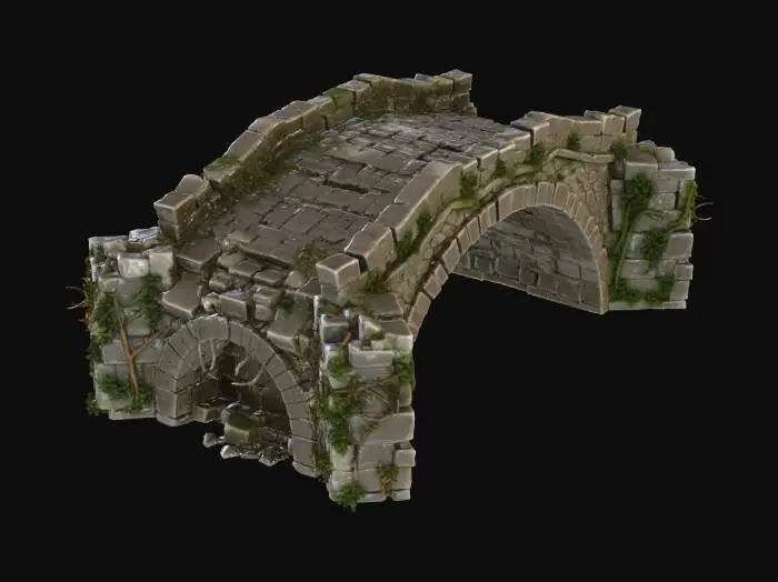3D model for Ancient Stone Bridge