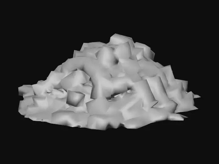 3D model for Rubble Pile