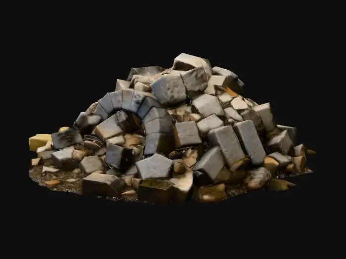 3D model for Rubble Pile