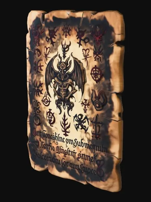 3D model for Dark Medieval Ritual