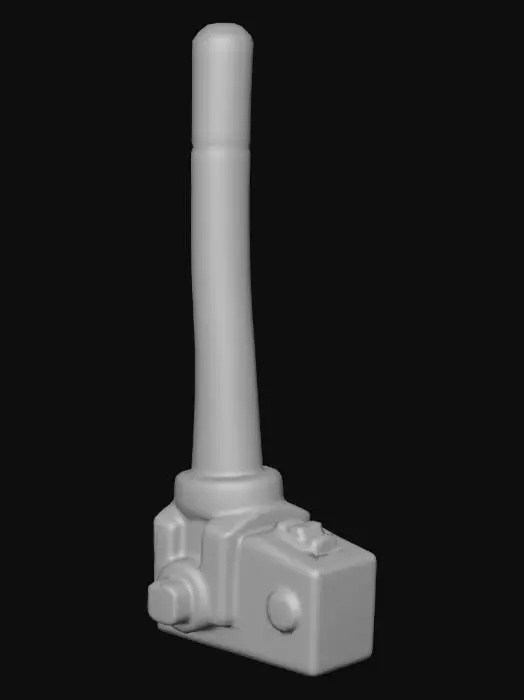 3D model for metal lever