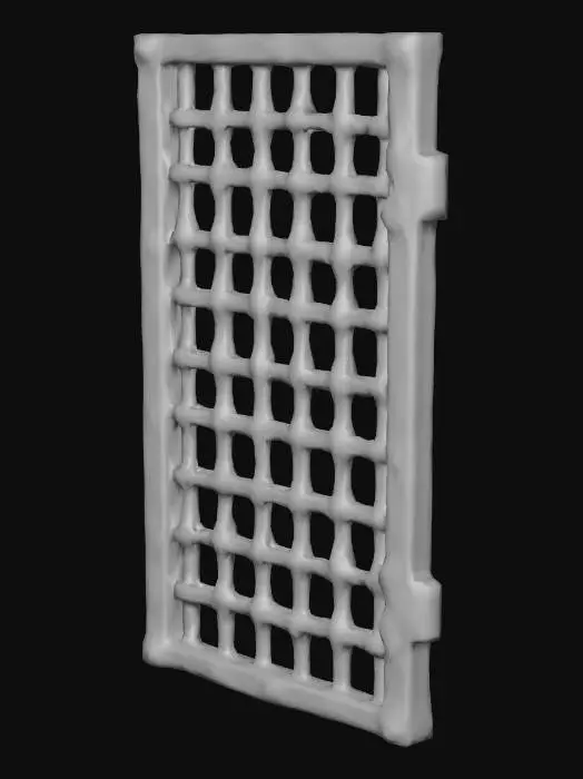 3D model for Medieval Iron Lattice Gate